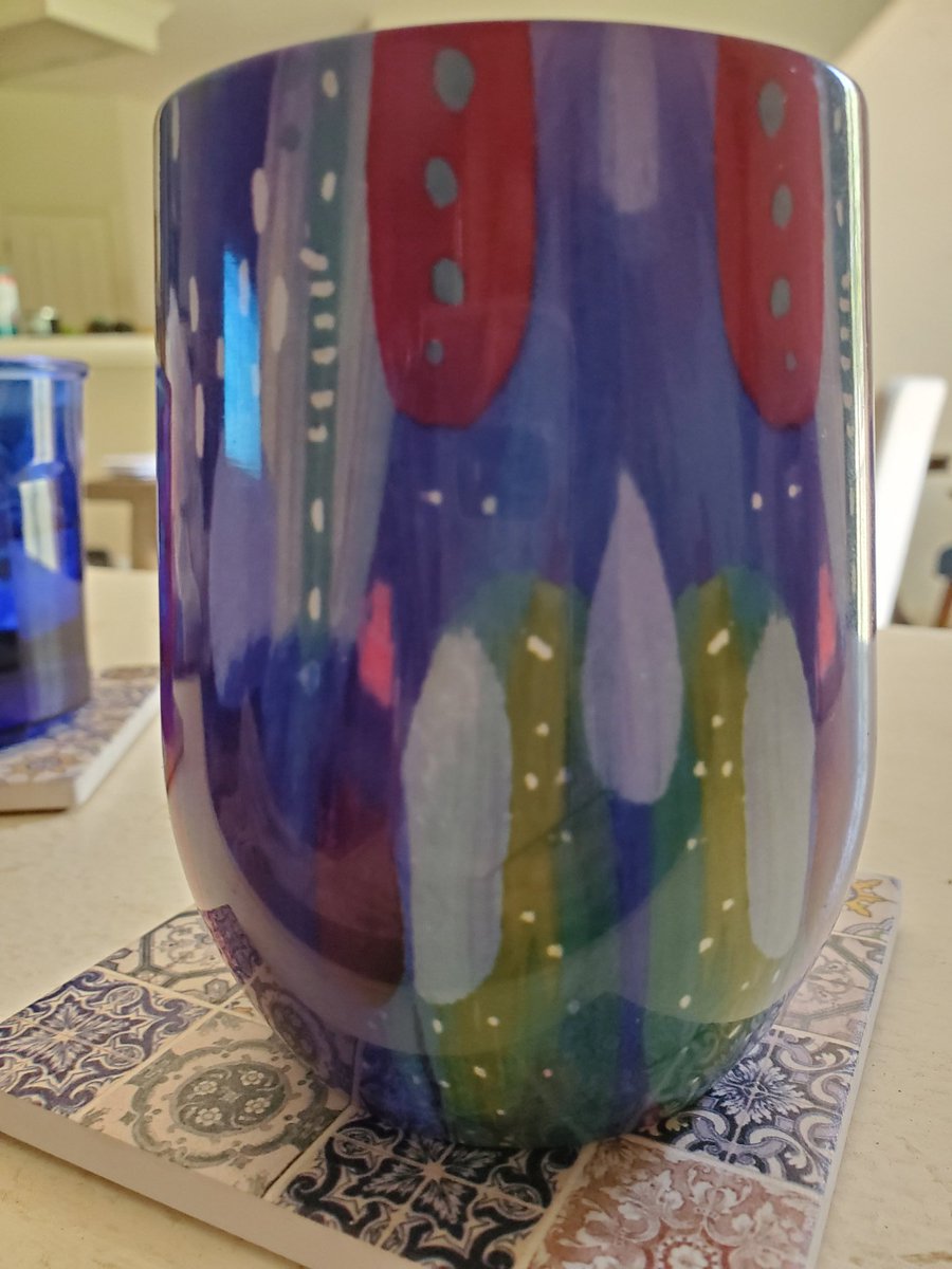 Putting my beautiful <a href="/EttaVee/">Jessi Raulet</a> wine tumbler from lang.com to good use on Mother's Day!