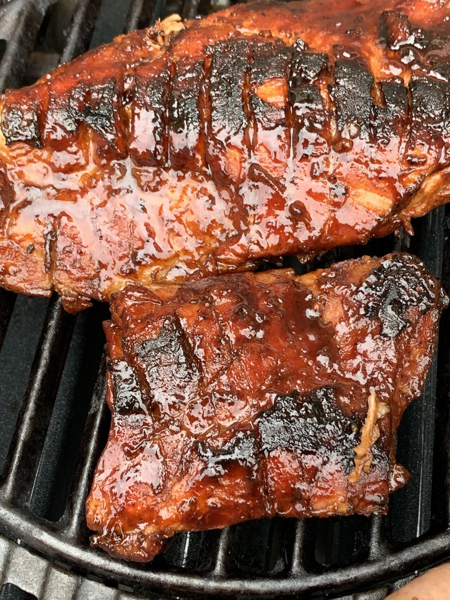 After a hard day in the shop!
Mr &amp; mrs  C had a chill time barbecue smoked rack ribs &amp; sticky rib sauce  wow’!!
From cottage delight