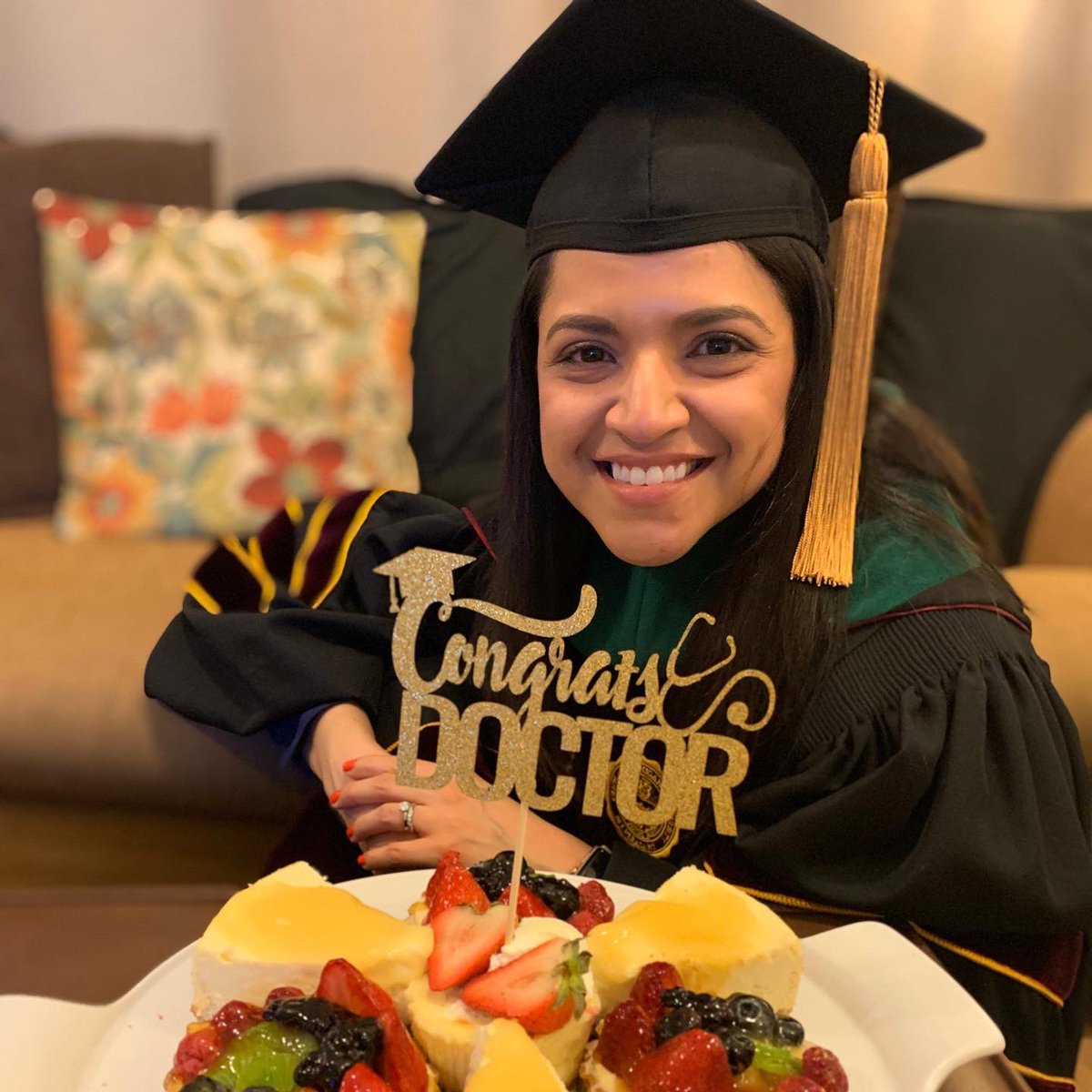 akappus's tweet photo. Congratulations, Kristen! No doubt in my mind, this was #MeantToOB-GYN.
Words can’t accurately display how proud I am of you, but the impact you have already had on the world speaks for itself @AlmostLaDoctora!
#SheDelivers
#QuarantineGraduation #TimeToUpdateYourHandle https://t.co/KsoIGJz5uR