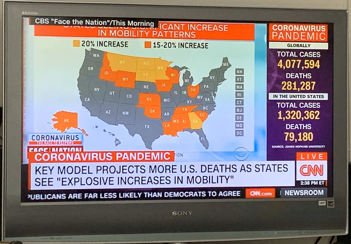 What we are witnessing here is human sacrifice at the altar of neoliberal capitalism. 

The sacrifice is largely being made by people of color, immigrants, and other vulnerable populations. 

The alternative is a redistribution of wealth that would allow more folks to #StayHome.