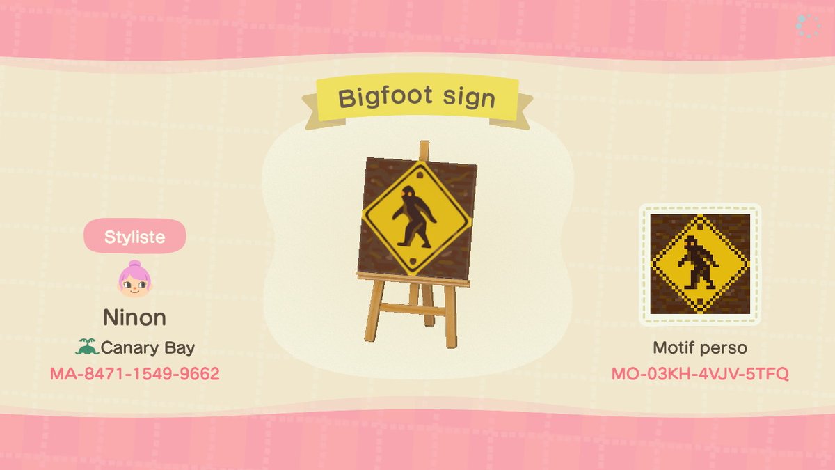 CanaryBayIsland's tweet photo. More signs for your spooky/strange islands! Best on dark wood  #AnimalCrossing #ACNH #NintendoSwitch #acnhdesigns #マイデザイン https://t.co/V5moQ5DUNh