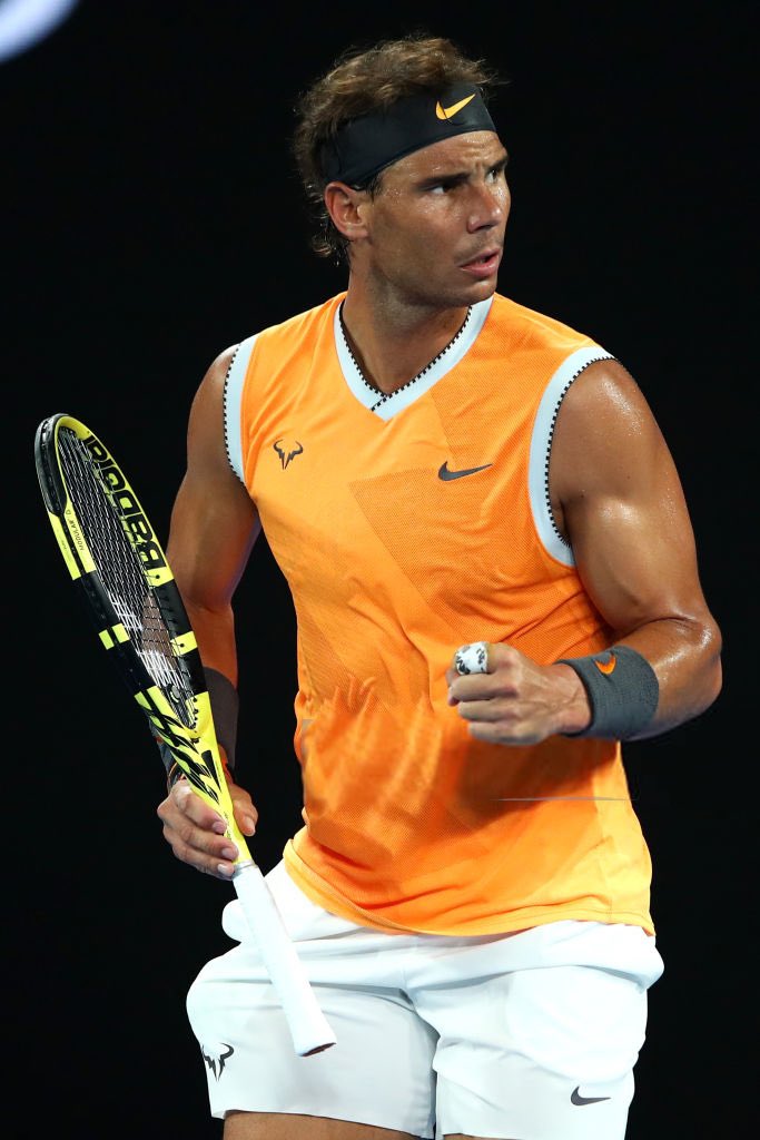 Australian Open starts and Rafa reaches the final.1R vs Duckworth 6-4/6-3/7-52R vs Ebden 6-3/6-2/6-23R vs De Minaur 6-1/6-2/6-44R vs Berdych 6-0/6-1/7-6QF vs Tiafoe 6-3/6-4/6-2SF vs Tsitsipas 6-2/6-4/6-0F vs Djokovic 3-6/2-6/3-6