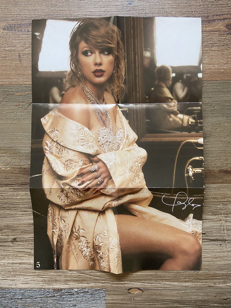 Taylor Swift 2-sided poster (came with Reputation)