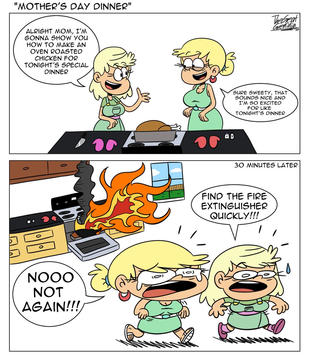 happy mother's day, Leni is trying but she'll get the hang of it eventually #TheLoudHouse