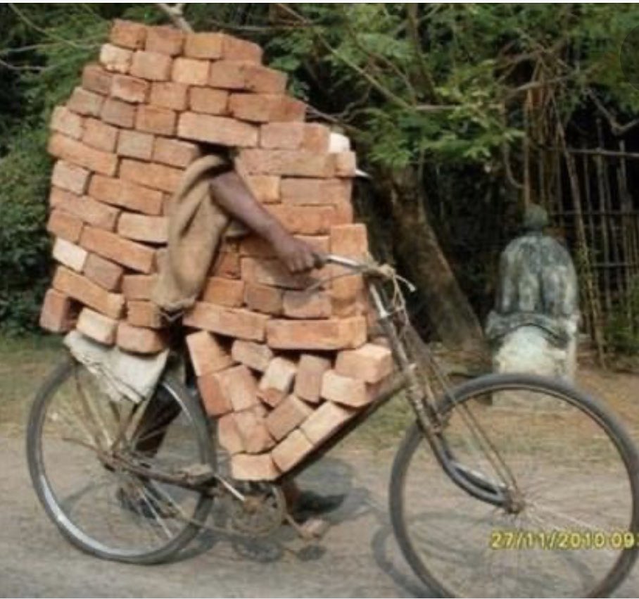 Builders going back to work tomorrow following Boris’s advice to cycle #borisspeech