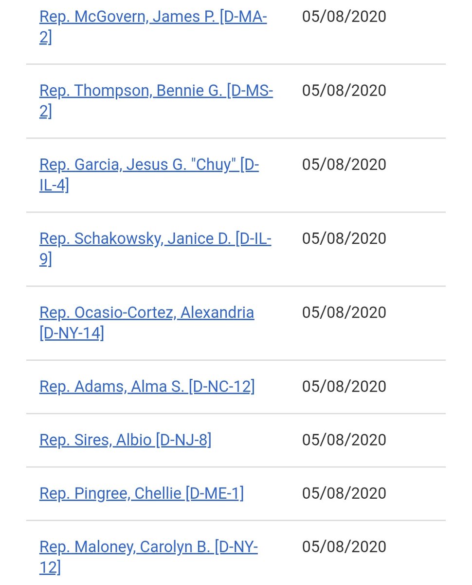 Thank you to the 9 members of Congress who are the newest cosponsors of The Emergency Money for the People Act, and thank you to all the voters who contacted them to encourage them to sign on in support. Keep pushing, everyone!

BailOutThePeople.com

congress.gov/bill/116th-con…