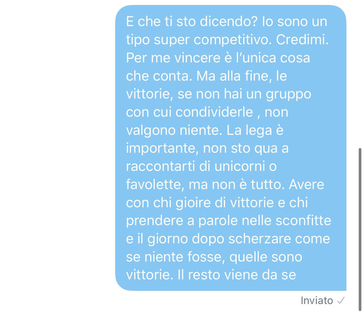 Chi mi conosce sa che non sono un tipo sentimentale, anzi, molti dicono che sono troppo pragmatico. Io più semplicemente penso di aver capito cosa è importante in questo che alla fine, è solo un gioco virtuale.