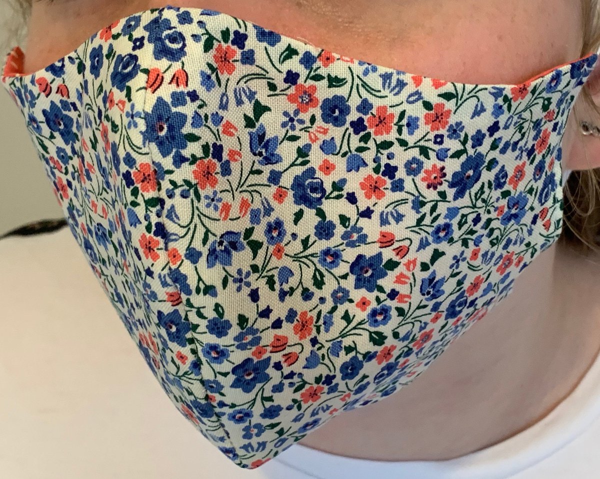 Excited to share the latest addition to my #etsy shop: Face Mask-Cotton-Fitted-Shape-Stunning Liberty Fabrics-Choice-of-Patterns-Small, Medium Large, Ex Large etsy.me/35Oohkj #facecovering #facemask #childrensfacemask #fabricfacemask #washablefacemask #reuseabl