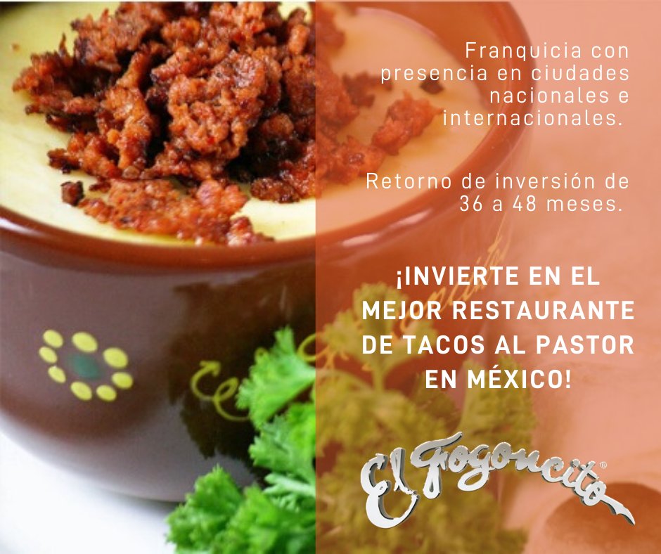 #ElFogoncito
#FranquiciasDisponibles
#FeherConsultingTeAsesora