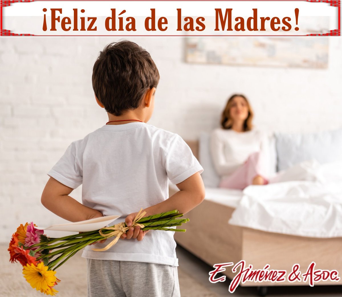 EjimenezYAsoc's tweet photo. Hoy honramos con nuestros buenos deseos a todas las mujeres por la maravillosa labor qué  están haciendo como madres. Gracias, ustedes se merecen lo mejor de la vida porque nacieron para dar un amor incondicional.🤱
🌻🌹¡Feliz día de la madre!🌹🌻
#FelizDiaMama #Ejimenezyasoc https://t.co/wQY4JyC46H