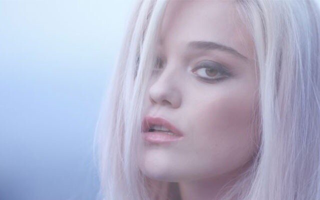 blonde 2015: sky was back to serving with her blonde hair again, shooting constantly with marissa kaiser, promoting her jimmy choo fragrance and shooting for paco rabanne