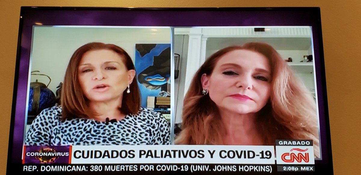 WendyGomez1980's tweet photo. Just great to see Dra @FeliciaKnaul giving awesome words on Palliative Care CoVID time. Thanks. @CNNEE #CreatingPositiveMetastasis https://t.co/Isw0TWeDVB
