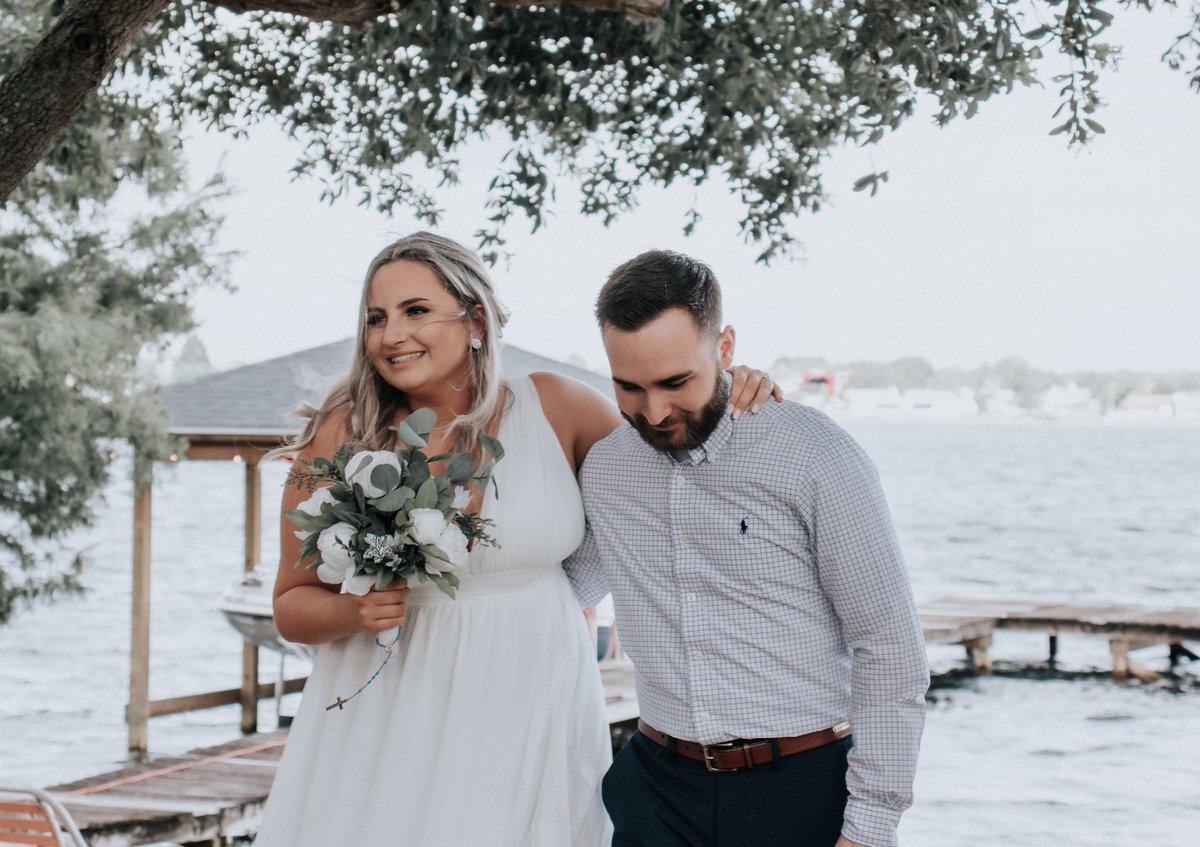 jenlfkns's tweet photo. Not how we imagined our day to go, but it was even more beautiful 💛 I love you @luffkins !!! https://t.co/ffNAKl90Wg