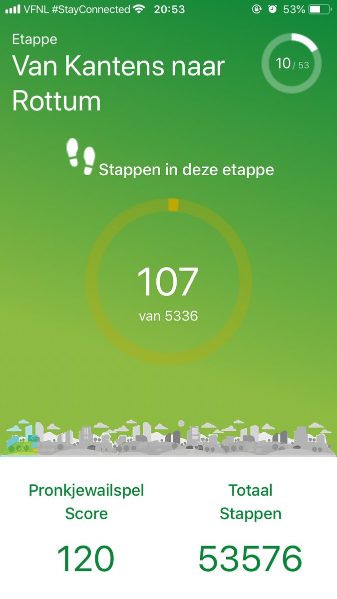 mvdpers's tweet photo. Dat was de opening van het #pronkjewailspel alweer. In het afgelopen weekend 53576 stappen gemaakt. Aangekomen in etappe 10. #doejijalmee #kanhethelejaar #DownloadDeApp https://t.co/Xuh3nNcudg