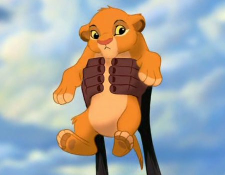 Taehyung as Simba from Lion King, a thread 