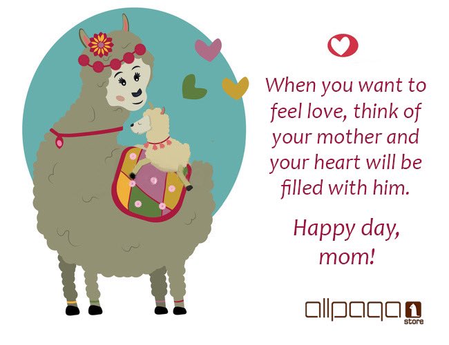 AllpaqaStore's tweet image. Maybe some distance prevents me from giving you a kiss and a hug, but it does not prevent me from telling you how much I love you.  Happy day mom!