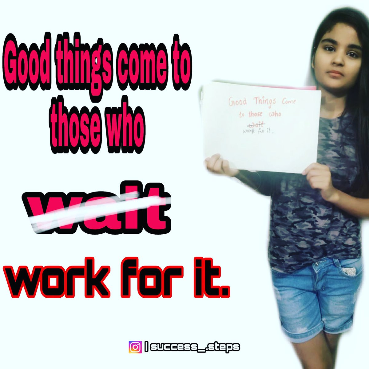 successsteps6's tweet photo. Good things take time but only for those who work for it...
💦💦📑.
#success #quotes #work #goodthings https://t.co/KSuLdVwANd