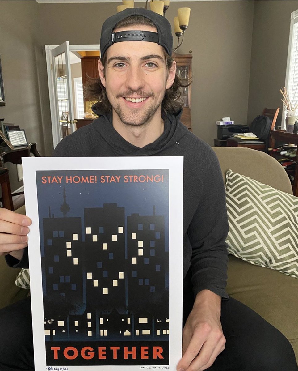If you’re lucky enough to be with your mom today, give her an extra big hug for everyone who is physical distancing &amp; can’t hug their moms. ❤️ Stay strong. We’re all in this together. Visit ontogether.org to buy your mom a poster &amp; support some great orgs <a href="/nichague14/">Nicolas Hague</a>