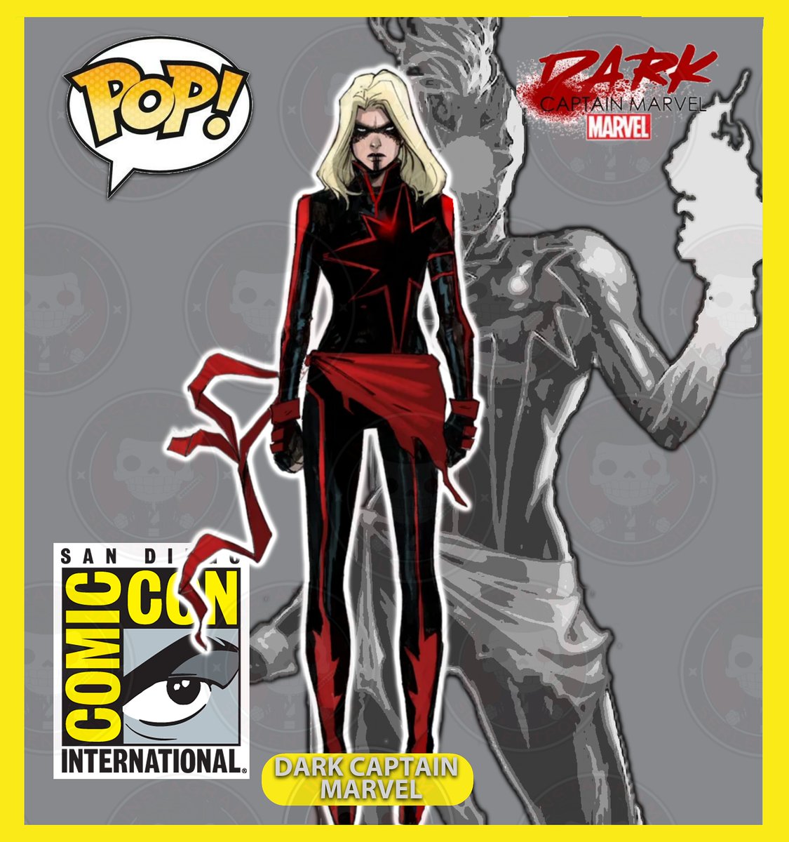 dark captain marvel funko pop