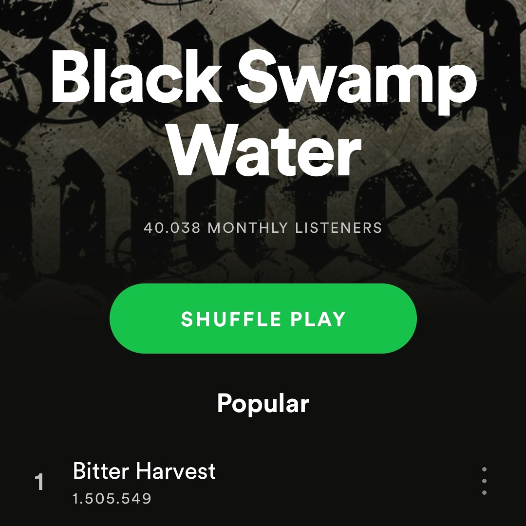 1.5 mill.. 😲😯😮🤘🏻🤘🏻🤘🏻 Thank you very much #bsw #blackswampwater #Spotify #1500000 #thankyou #HardRock #HeavyMetal #southernrock #mindblown