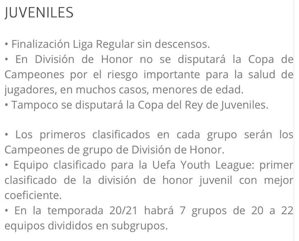 lorcacfbdh's tweet photo. ⚽️RESOLUCIÓN⚽️
La @rfef y reafirmado por su Junta Directiva, han tomado la decisión de poner punto y final a la competición de División de Honor, por lo que nuestro equipo estará por tercera temporada en la máxima categoría.
Enhorabuena equipo👏🏻👏🏻👏🏻.

#VamosLorca. 
#SomosCantera https://t.co/yGFOfA2QIt