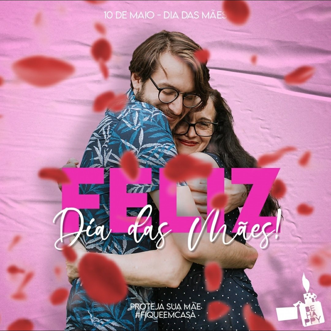 BeHappyBrasil's tweet photo. Um feliz dia das mães! Em especial aquelas que não poderão estar com seus filhos nesse momento. Cuidem de suas mães.

#diadasmaes #HappyMothersDay #FelizDiaDeLasMadres #DiaDeLaMadre https://t.co/YjXdeR6CuR