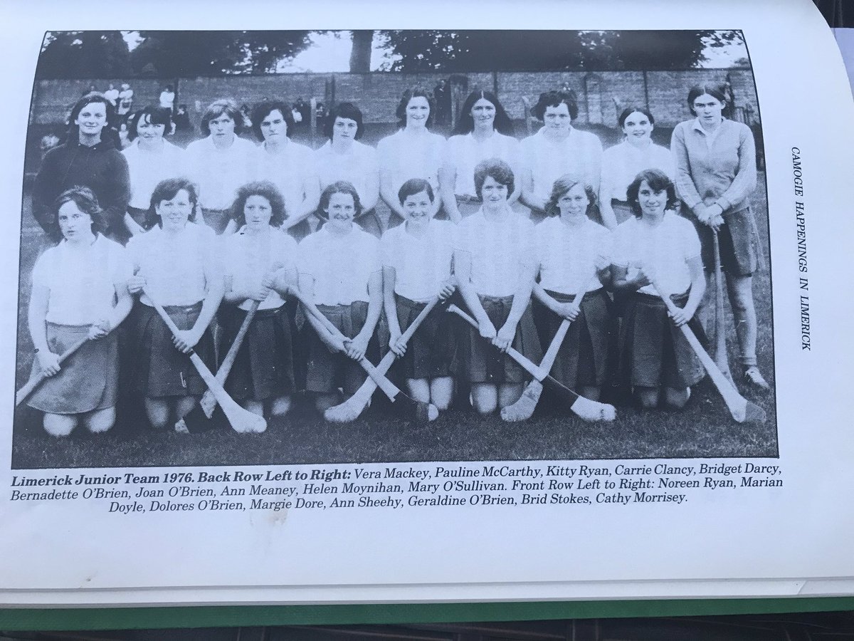 Picture 3 is of the Limerick Junior Camogie team in 1976! Vera Mackey, Pauline McCarthy and Carrie Clancy all familiar names to our club 