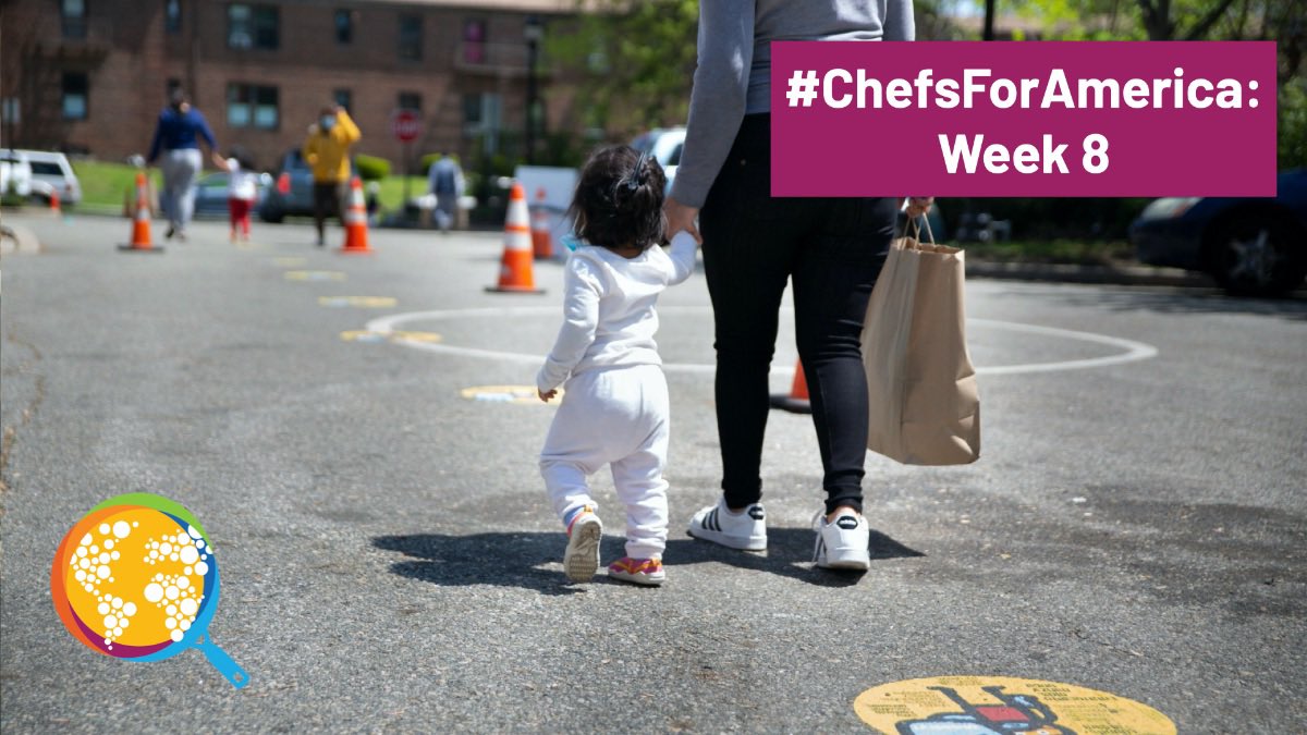 6,500,000 Meals 🍴 #ChefsForAmerica Week 8 Update: As we celebrate Mother’s Day, unemployment has reached 15% — the highest since the Great Depression — so it is critical families everywhere receive the emergency help they need. wck.org/news/chefsfora…