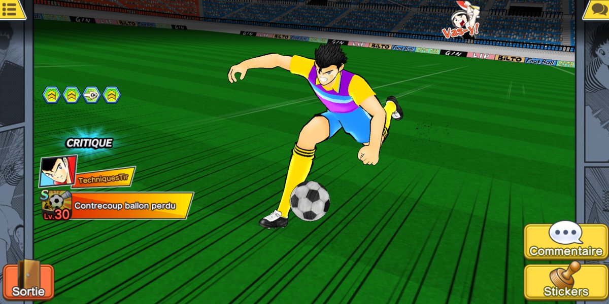 Chris_C_Bass's tweet photo. [FIELD NO ARTIST CUP3] : 
FINALE 
Praline de loin de Sho, Combinaison éclairs de Margus et Shester, interceptions, tacles !  Tout y est pour une finale haletante où le score reste pour le moment vierge. 
#CaptainTsubasaDreamTeam  #CTDT #TsubasaDT #FNACup https://t.co/Xsf0wfNgsR