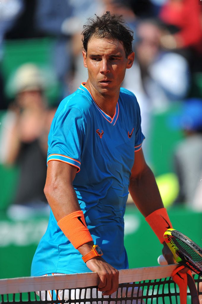 Monte Carlo starts and Rafa is far from his best self. He loses in the SF against Fabio Fognini.R1 vs Bautista 6-1/6-1R2 vs Dimitrov 6-4/6-1QF vs Pella 7-6/6-3SF vs Fognini 4-6/2-6