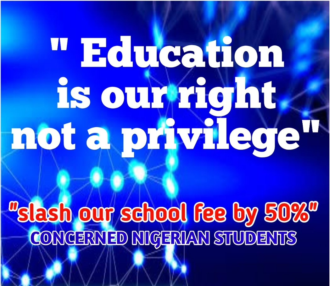 junaid_femi's tweet photo. The determination to be useful to our country remains with the government partially in realizing our dreams, but our parents don't have the money to pay for our school fee. SLASH OUR SCHOOL FEE BY 50%.WE ASK.
#schoolfeeslash
@NGRSenate
@HouseNGR
@NGRPresident
@concernedngstud https://t.co/zdygFJr60F
