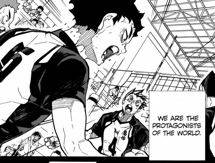 growing from someone whose selfworth and motivation was so deeply tied to someone else (read: "We are", never "I"), perhaps thinking the best purpose of his life was simply to orbit bokuto's trajectory (insert star imagery here), providing pull in the right direction when needed-