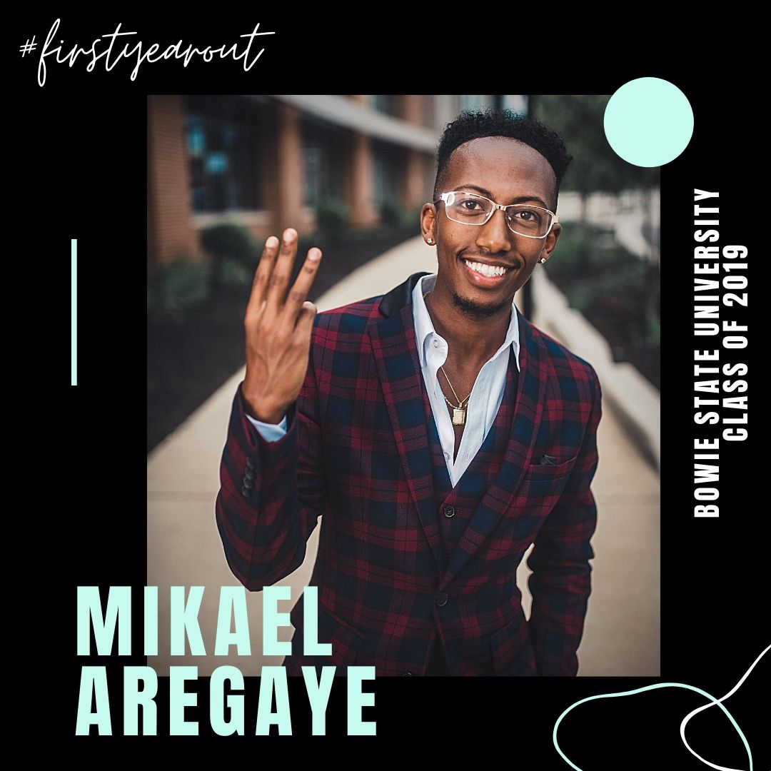 _cosmicmag's tweet photo. 📸: @Heytobs
Meet @ethio_mike. He is a 2019 @BowieState graduate.
His advice to the #classof2020 is "do not be afraid to take the plunge. The real world will bring out the real you." #firstyearout
For more #postgrad advice from Mikael, tap here. https://t.co/BO5FCQr1Z4. https://t.co/W1bdBpxtJE