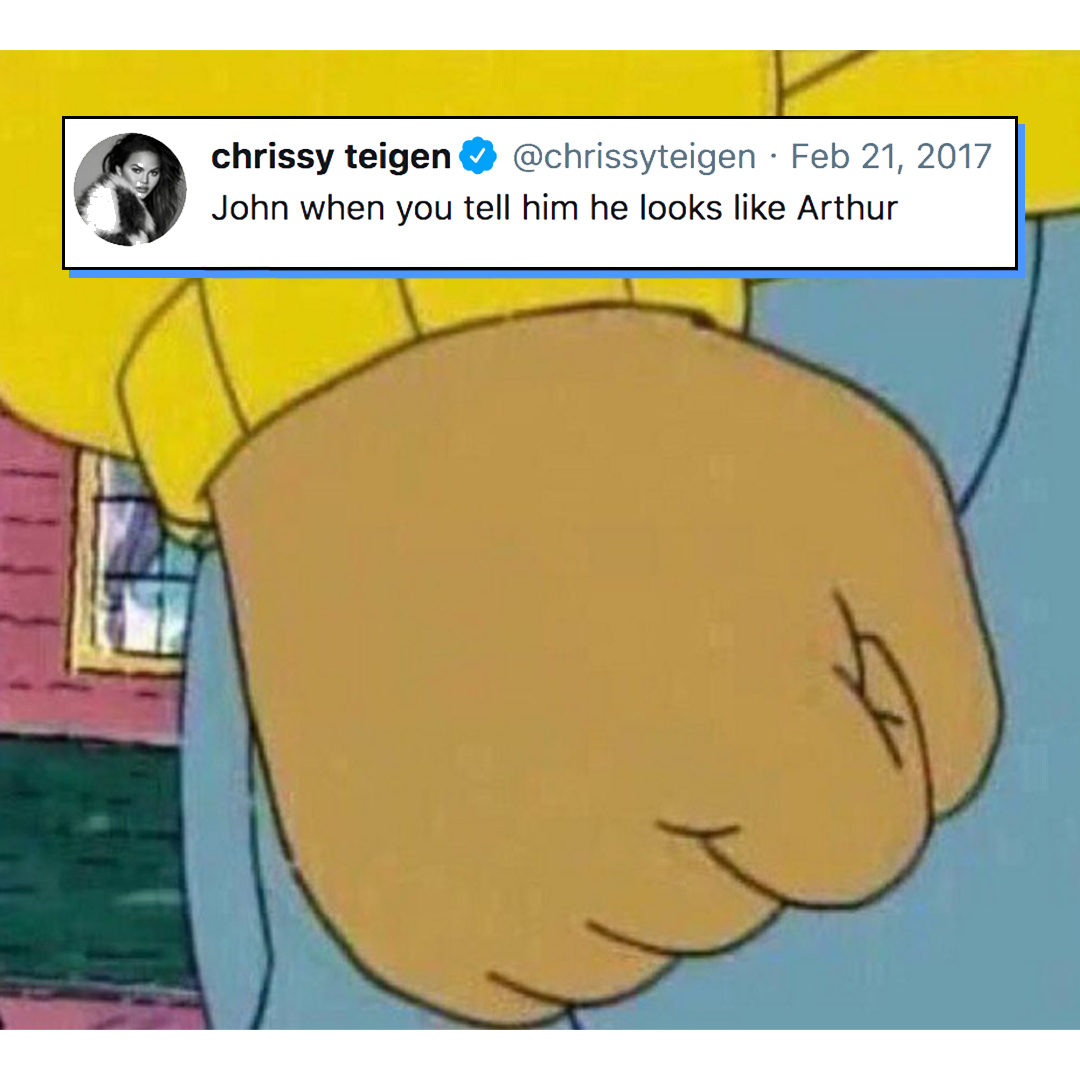 enews's tweet photo. And we said hey (HEY) what a wonderful mother's day...to look back at some classic Chrissy and J̶o̶h̶n̶ Arthur moments. https://t.co/jYvIT3xc0d