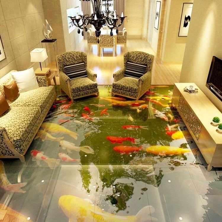 Choose one: 3D floor art