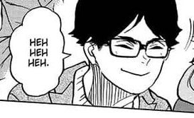 And here he is, Mr "we are protagonists of the world" as the cutest, squishiest, and GENUINELY PROUD-WITHOUT-EGO-OR-SELF-DEPRECATION spectator, smiling more in the past 10 chapters than he's probably smiled in his LIFE