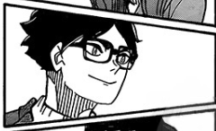 And here he is, Mr "we are protagonists of the world" as the cutest, squishiest, and GENUINELY PROUD-WITHOUT-EGO-OR-SELF-DEPRECATION spectator, smiling more in the past 10 chapters than he's probably smiled in his LIFE