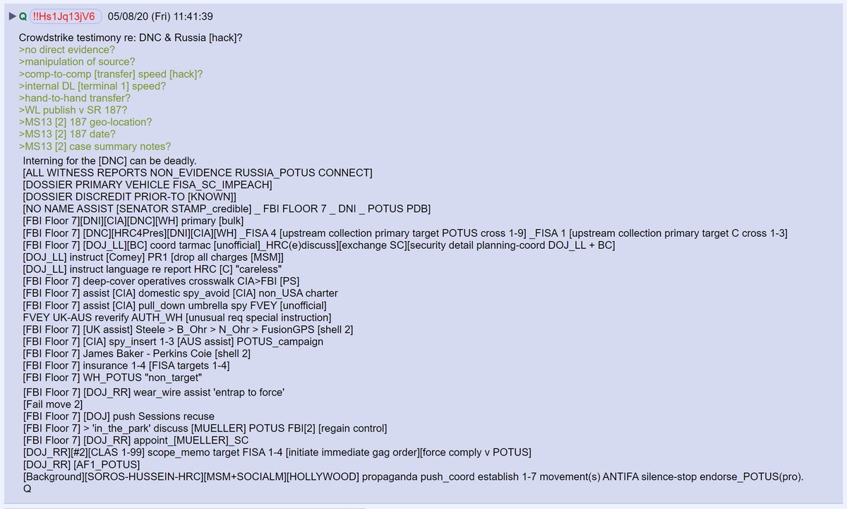 2) Using information gleaned from recently declassified transcripts this post paints a picture of how the Obama administration set up an illegal surveillance operation against Donald Trump.I'll explain each line in this post to the best of my ability in the tweets that follow.