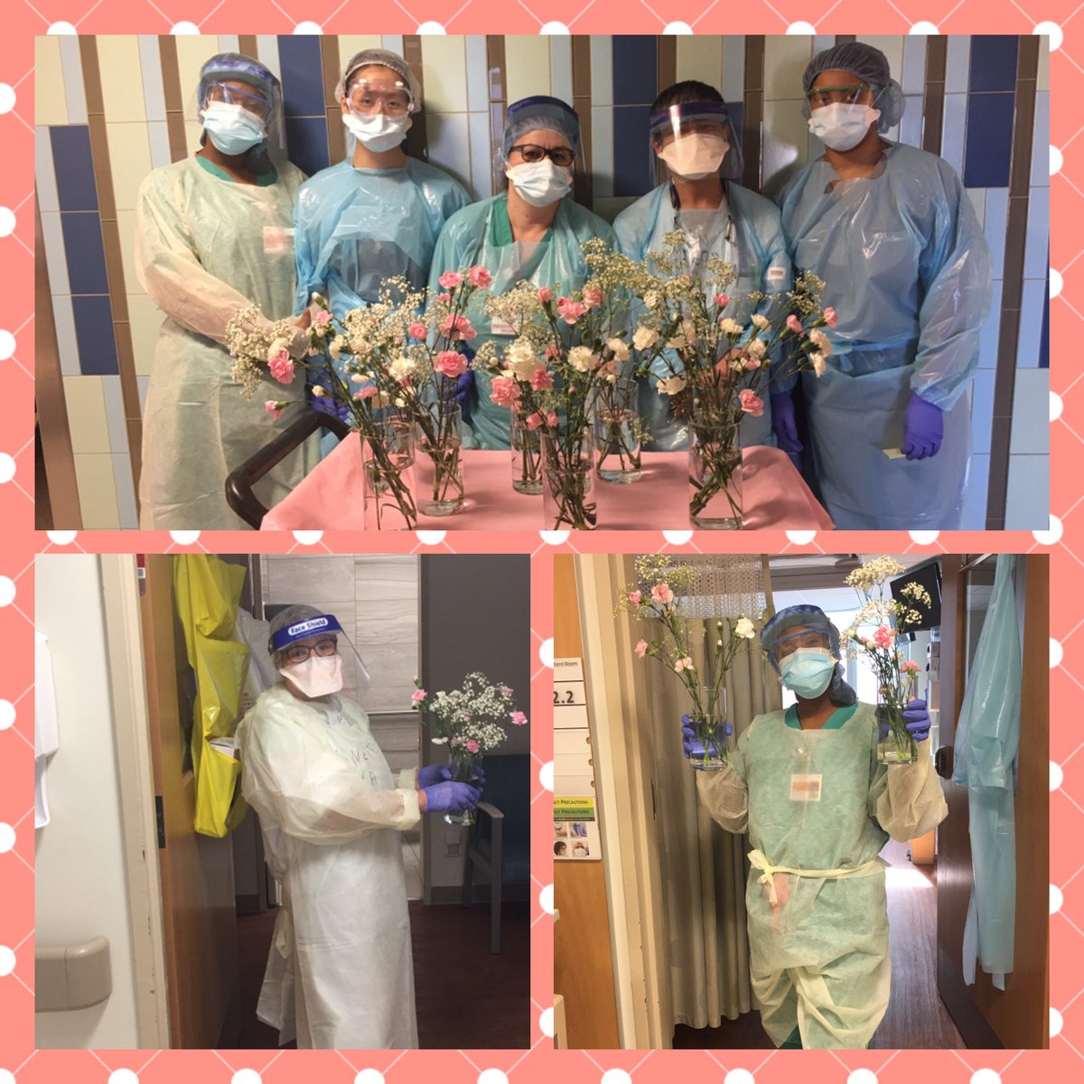 Making Mother’s Day special for our patients on 6North... Thank you Ninet Luna and the whole team on 6 North for showcasing what it’s means to be there for our patients when their families cannot. #HappyMothersDay