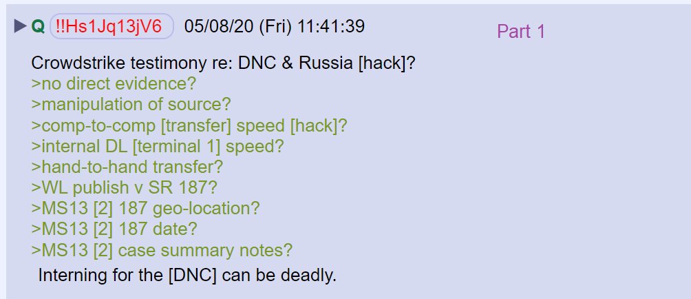 3) When the Democratic National Committee emails were published by Wikileaks in the summer of 2016, a narrative was developed that they were stolen by Russia.The forensic evidence available in the public domain refutes the idea that the DNC emails were hacked by Russia.