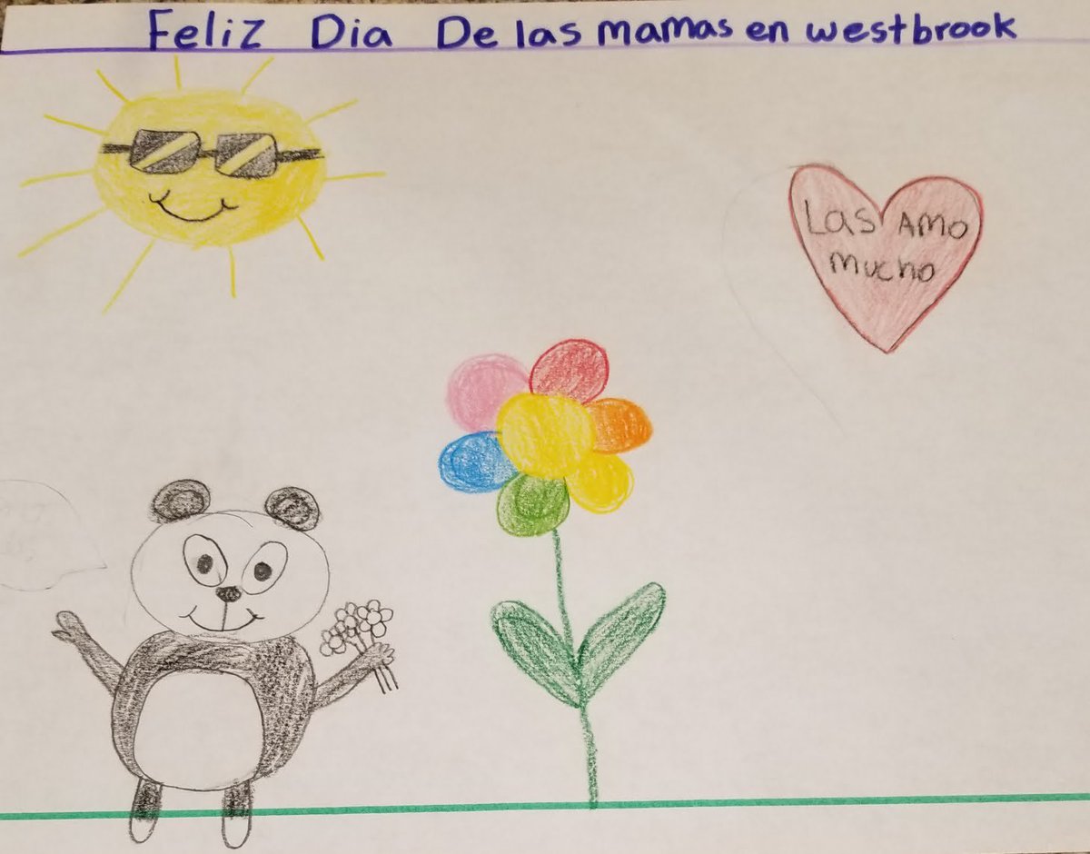 From one PreK mom to all moms...Feliz día de las madres! Happy Mother’s Day! ❤️ #D34EC #WBPandas #somos34 #WeAreD34