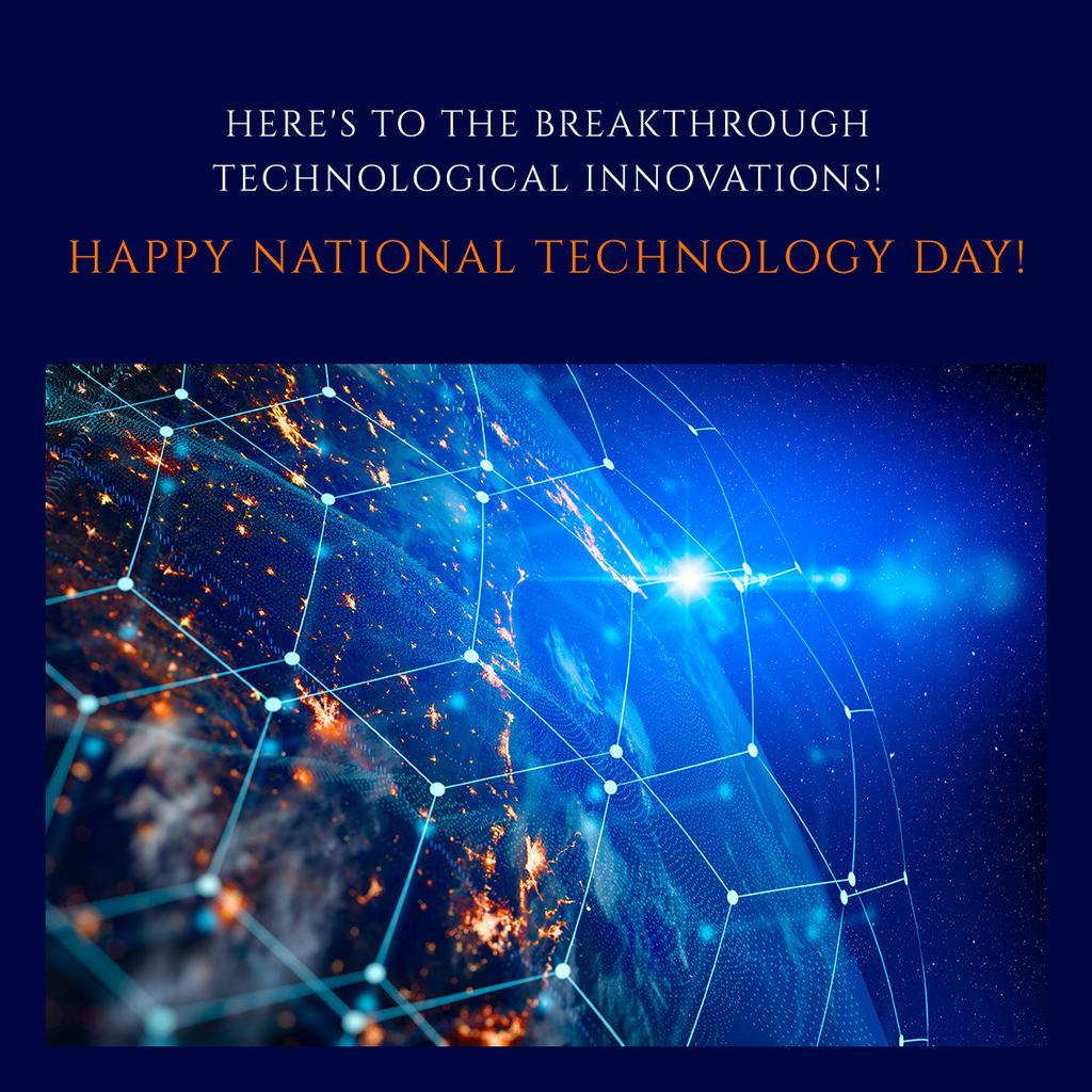 Celebrating the technological innovations that changed the world as we know it. And here's to the ingenious minds who invented them. Happy National Technology Day!
#HappyNationalTechnologyDay #TechnologyDay #Technology #TechnologyAdvancement #Innovations