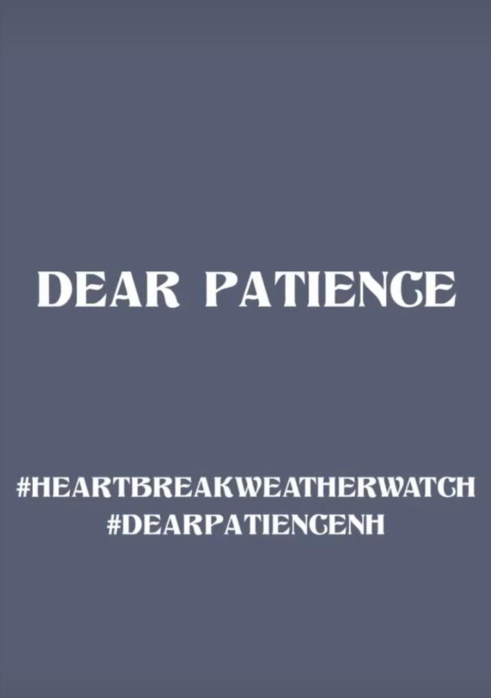  #DearPatience definitely reminds me of a turtle, cause its one of the many few animals that is a perfect definition of patience. And the lyrics in the song also talk about having patience.