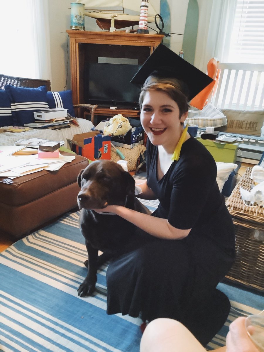 KirbieSondreal's tweet photo. So so grateful for the virtual graduation CGP put together this weekend (despite commencement’s indefinite postponement). Not quite how I imagined these 2 years to close but it was pretty perfect♥️ (also v thankful for my mom’s incredible tassel creating abilities🎓) https://t.co/BeT91os99h