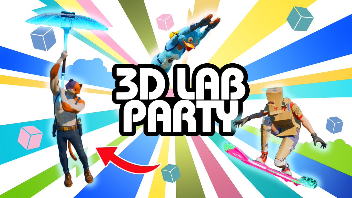 FN_TeamCreative's tweet photo. It’s GO TIME! Play 10 unique modes all on one seamless island in @3DLabFN Party! 🕹🥳
Check out this awesome #FNGOTIME submission by @Bertscreations @TinyManiacYT and @AxelCapek
📺: https://t.co/wzaMxmO2nQ
🔗: https://t.co/09NeybKDXY https://t.co/eKoqJIhyO2