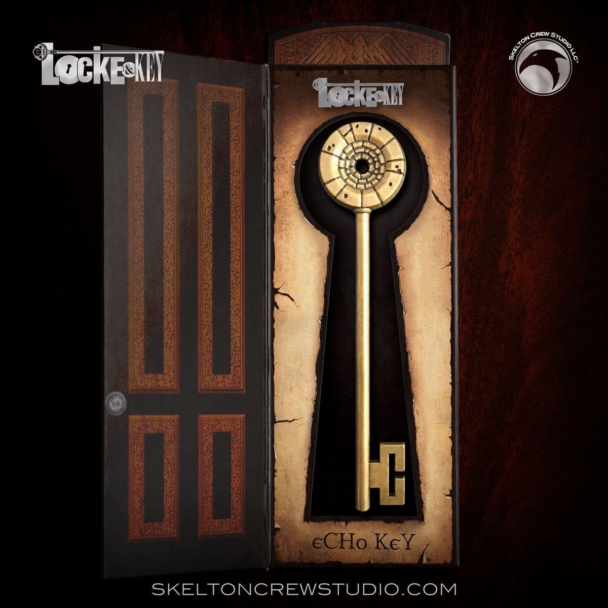 SkeltonCrew's tweet photo. Wednesday #LockeDown Contest: Echo Key

This is our week long contest. Here's how to win this badass Echo Key, based on the incredible comic #LockeandKey by @joe_hill &amp; @GR_comics!

1. Follow us @SkeltonCrew
2. Like &amp; RT this post 

Winners announced daily! https://t.co/pIPVpKTZDN