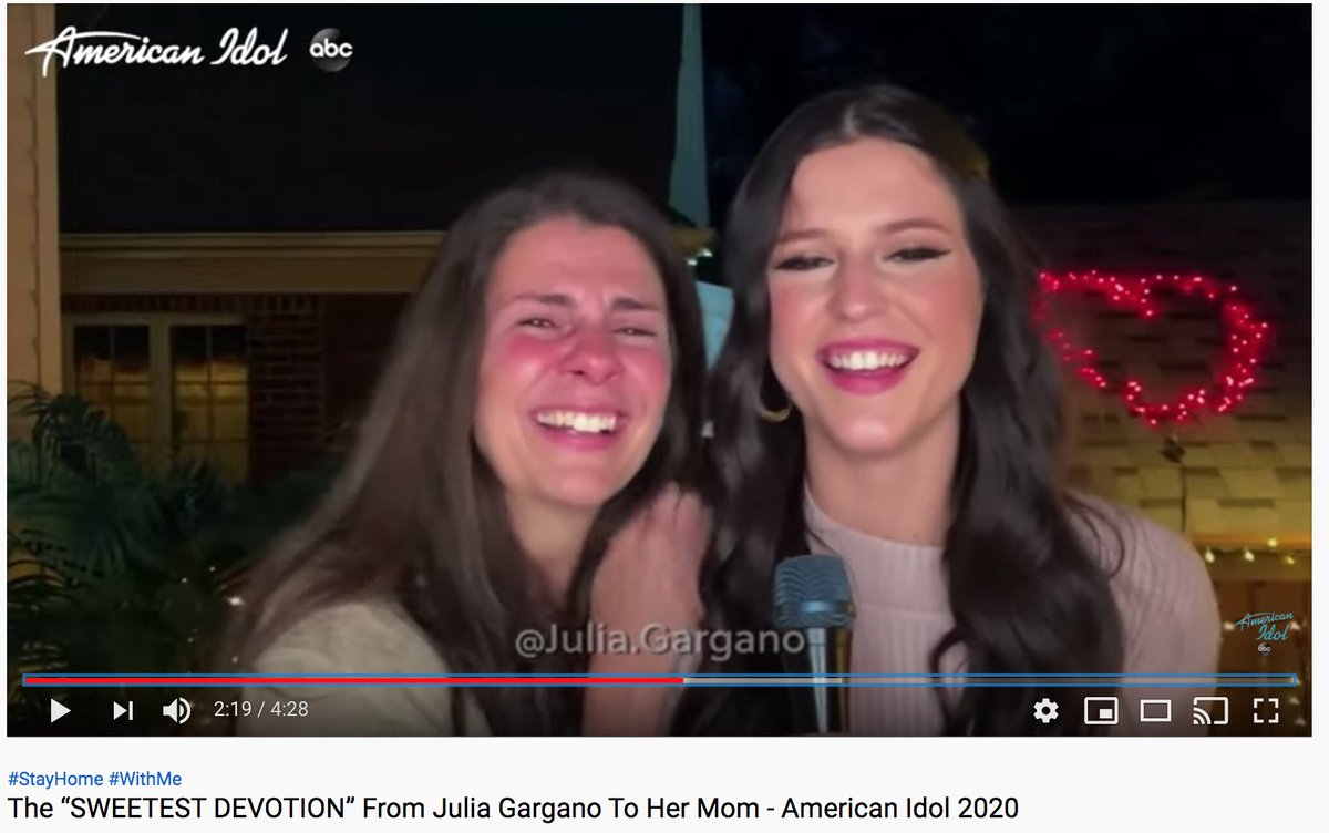 Hold onto your hearts, moms. <a href="/Julia_Gargano/">Julia Gargano</a>'s  <a href="/AmericanIdol/">American Idol</a> rendition of Adele's "Sweetest Devotion," a tribute to her mom Jeanne, is guaranteed to bring tears. Now, vote for Julia through those tears. youtu.be/ZyOjm5FHOGI