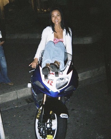 chich_city's tweet photo. I met God, and she is an asian woman. Inspired by my mom on a Suzuki Gsxr 1000. https://t.co/paLiK3LbfN