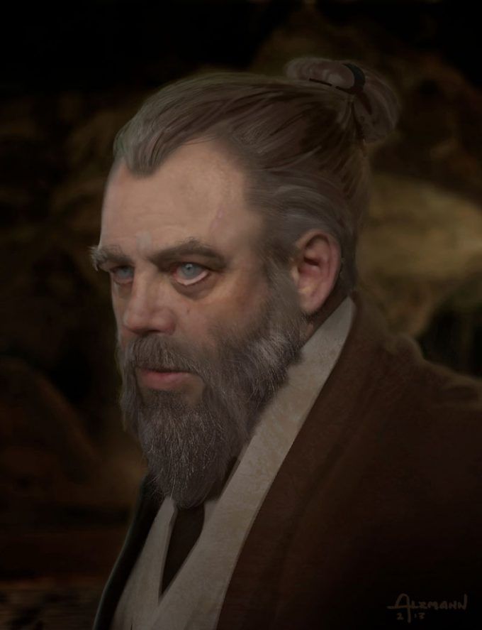 In RETURN OF THE JEDI, Luke seems to overcome his propensity for giving up, while nearly falling to the dark side. This is why Lucas, not Rian Johnson, wrote Luke as a "Kurtz figure" in the treatments sold to Disney, a logical if sad evolution of Luke& #39;s strengths and flaws.