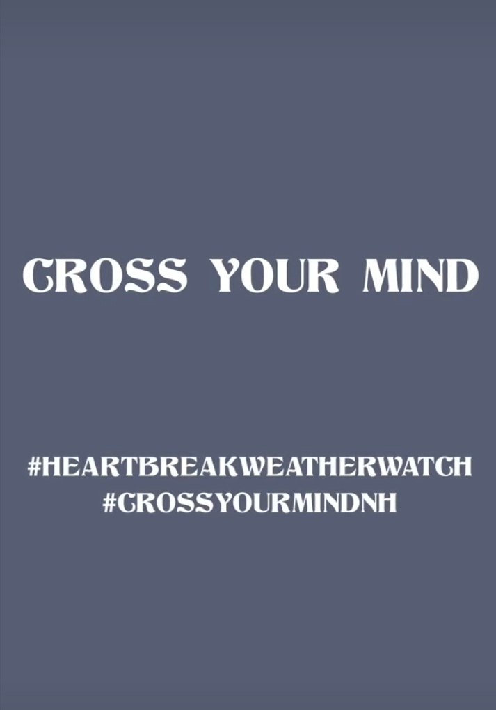  #CrossYourMind reminds me of a lizzard which can also be a little random, but since lizzards can be bold and shy at the same time...it kind of describes the person that the song is talking about.